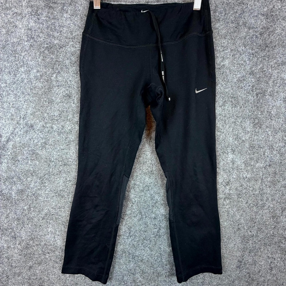 Nike Running Capri Leggings Womens XS Black Dri-Fit Stretch Workout Gym Training